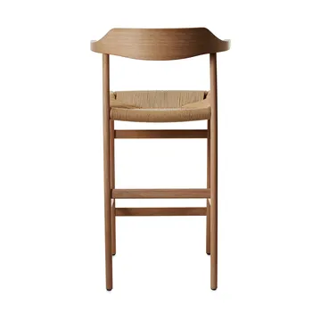 Tabouret de bar Hedda - Chêne natural monocoating-corde à papier nature - Gärsnäs