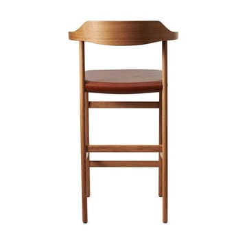 Tabouret de bar Hedda - Chêne-pure-cuir de Tärnsjö cognac - Gärsnäs