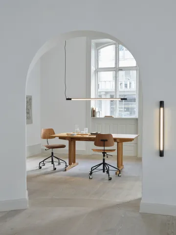 Applique murale Radent short 70 cm – installation fixe - Black - Gejst