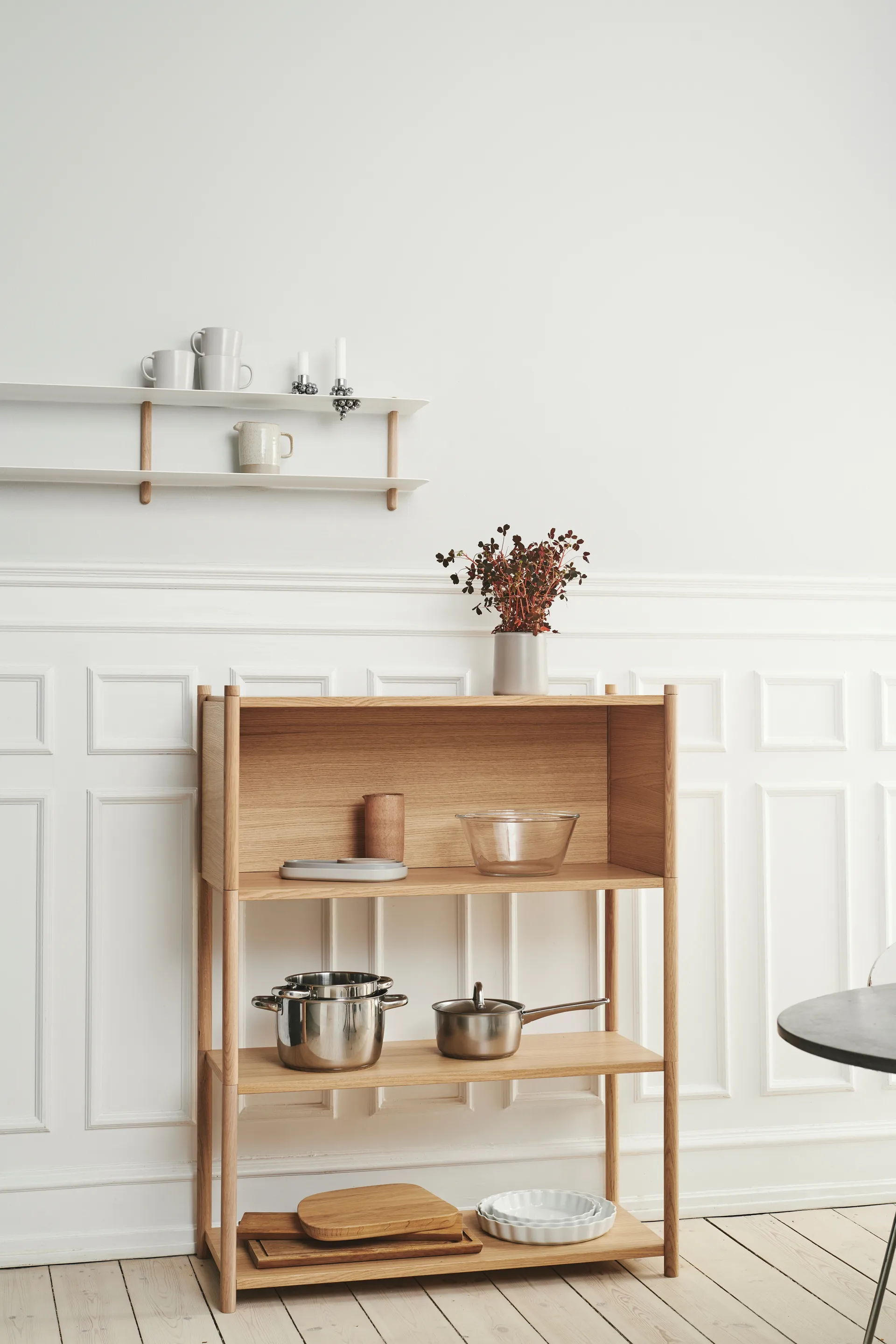 Bibliothèque Sceene bookcase B, Chêne clair Gejst