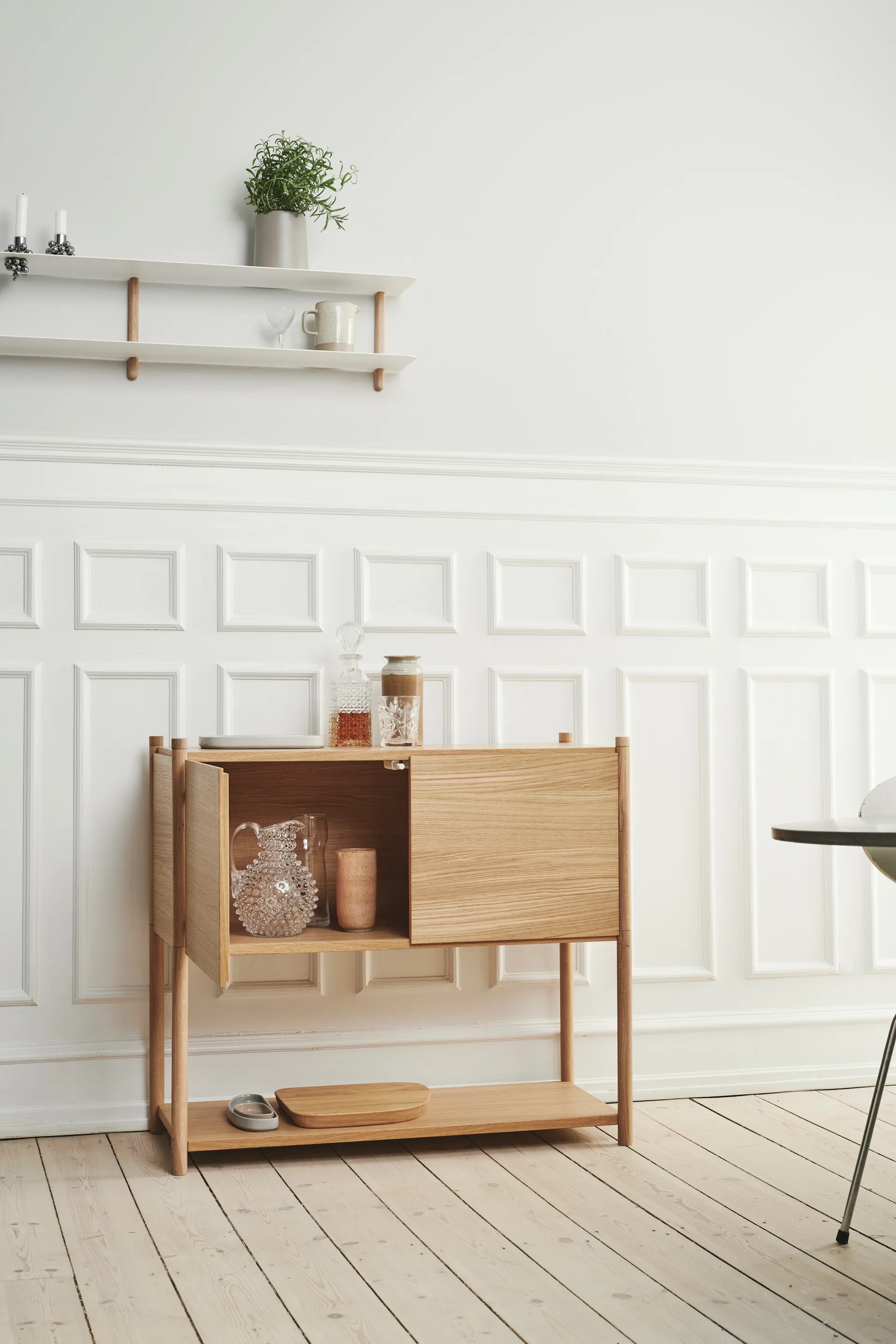 Bibliothèque Sceene bookcase C, Chêne clair Gejst