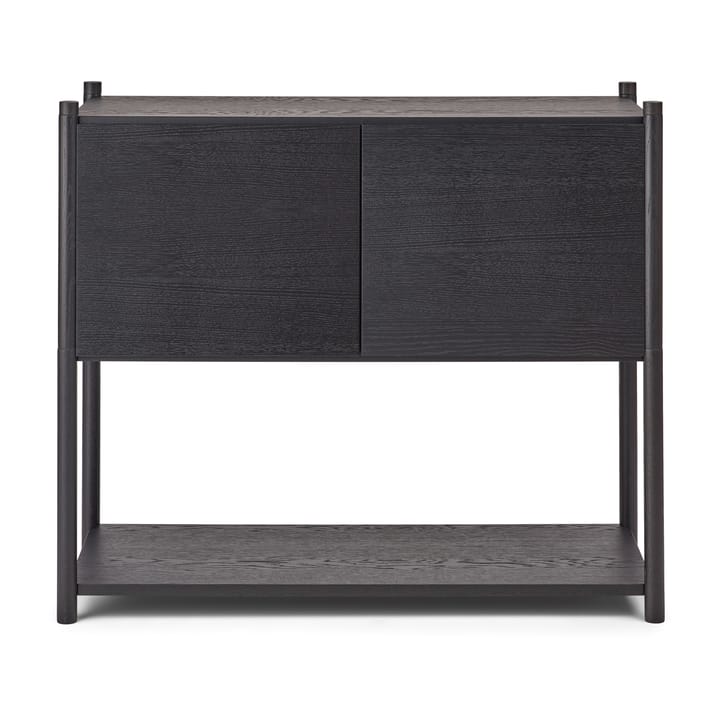 Bibliothèque Sceene bookcase C - Chêne teinté noir - Gejst