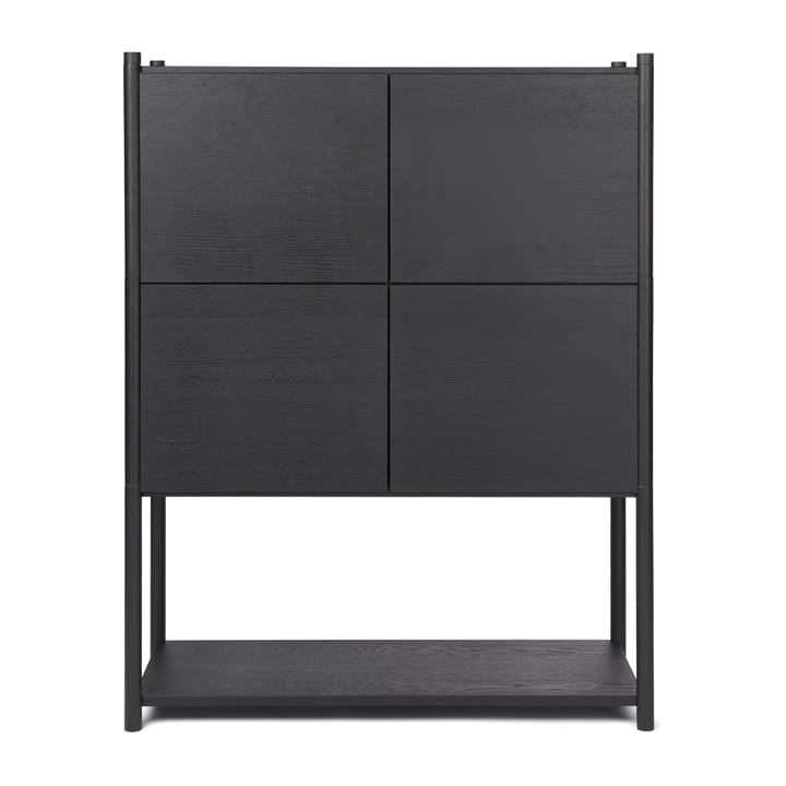 Bibliothèque Sceene bookcase E - Chêne teinté noir - Gejst