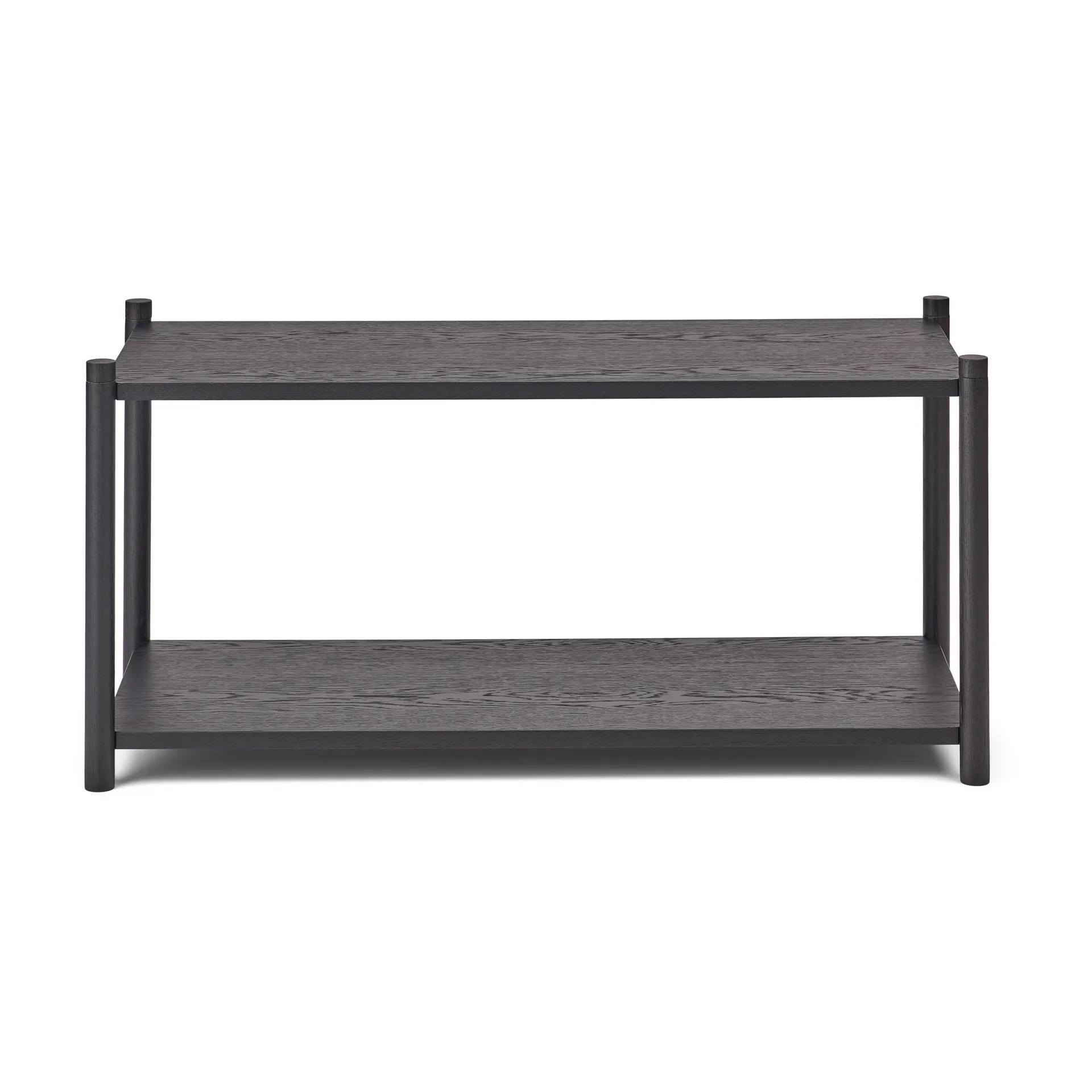 Bibliothèque Sceene bookcase F, Chêne teinté noir Gejst