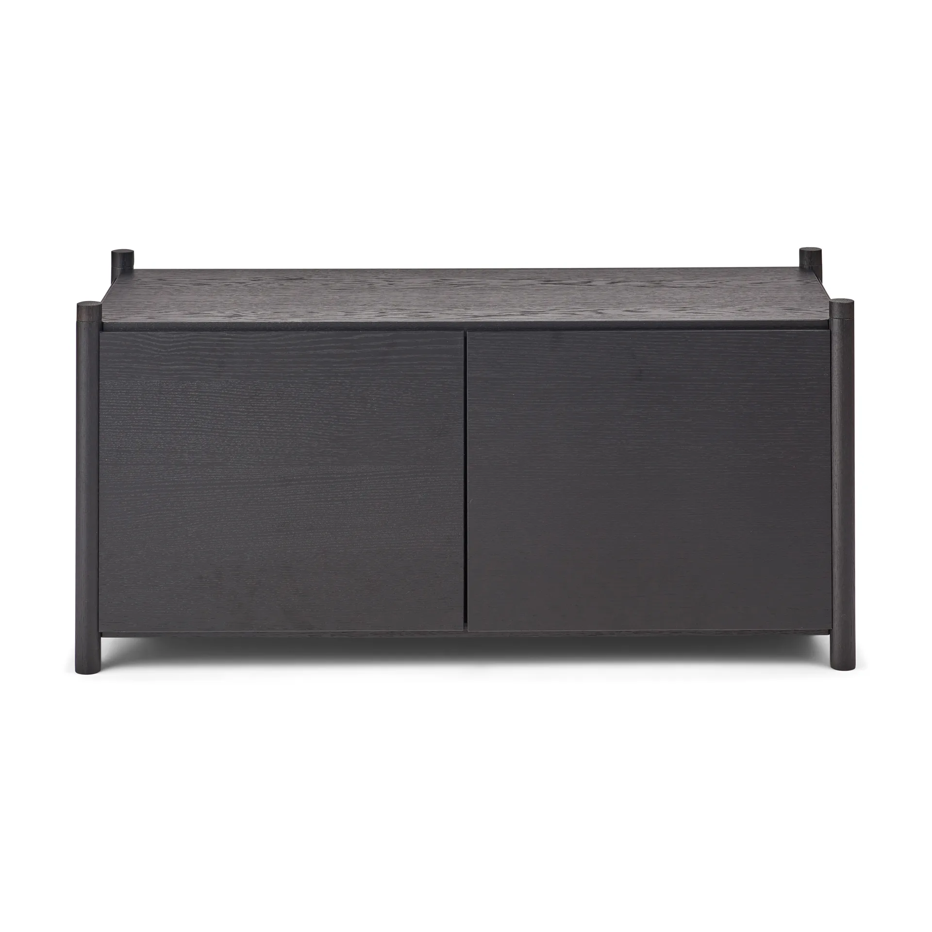Bibliothèque Sceene bookcase G, Chêne teinté noir Gejst