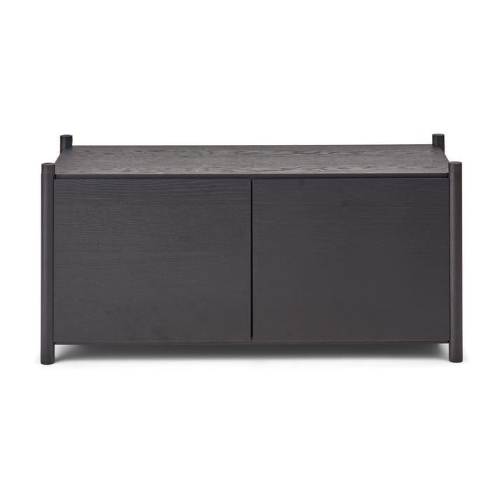 Bibliothèque Sceene bookcase G - Chêne teinté noir - Gejst