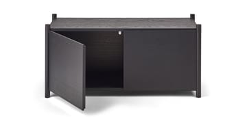 Bibliothèque Sceene bookcase G - Chêne teinté noir - Gejst