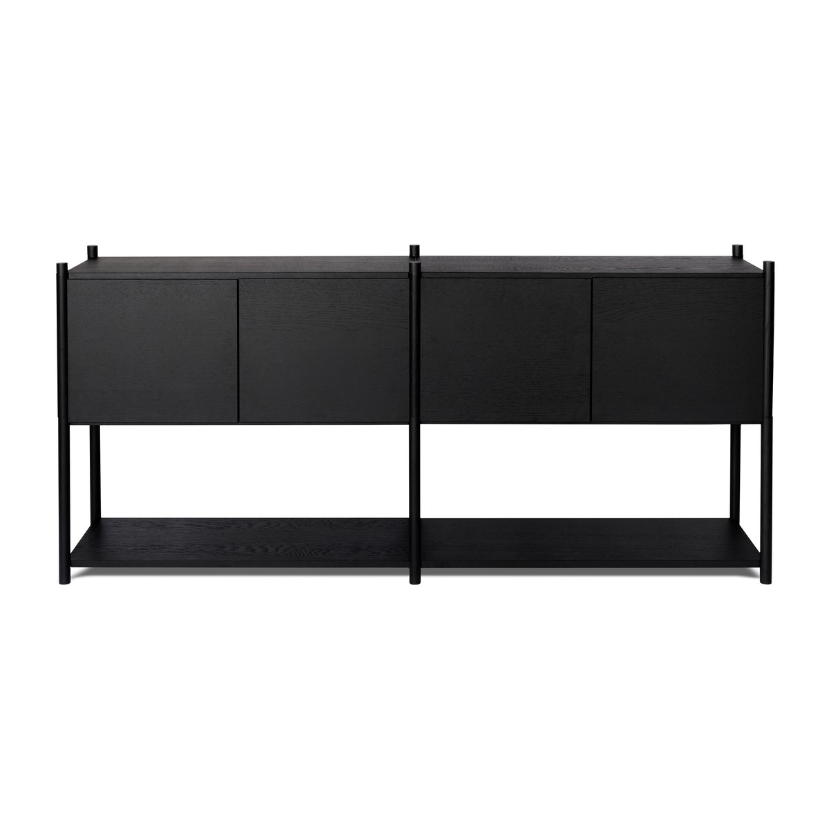 Gejst Bibliothèque Sceene H Chêne teinté noir | Design Scandinave | Commodes & buffets | Noir