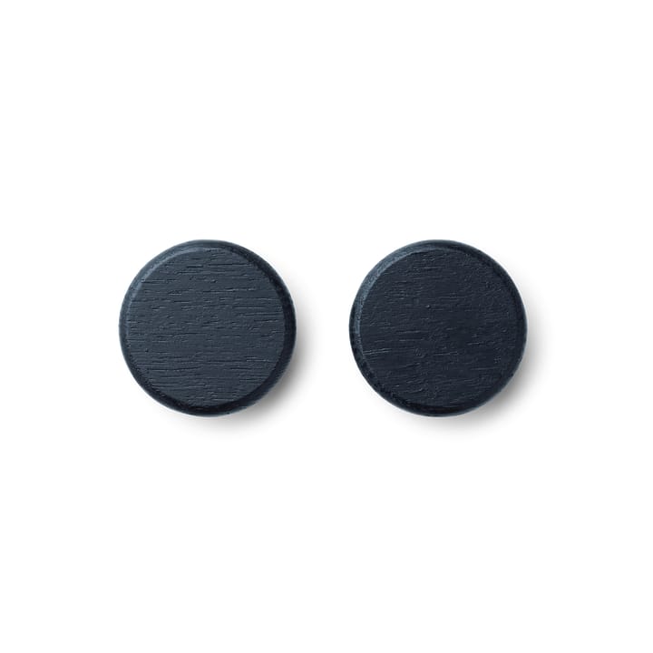 Boutons Flex Button pour bande magnétique lot de 2 - Chêne peint noir - Gejst