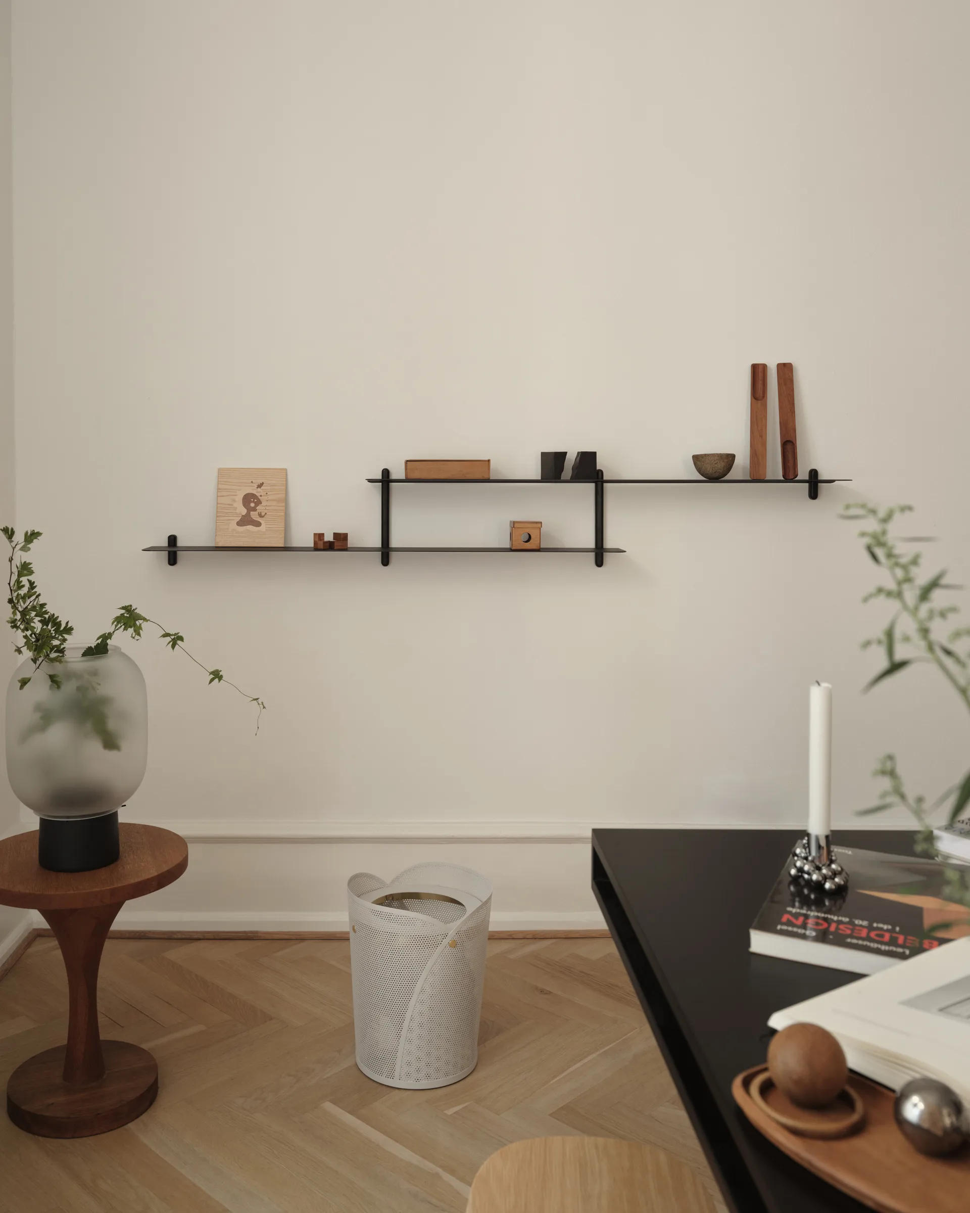 Corbeille à papier Oya 20 L, Warm grey Gejst