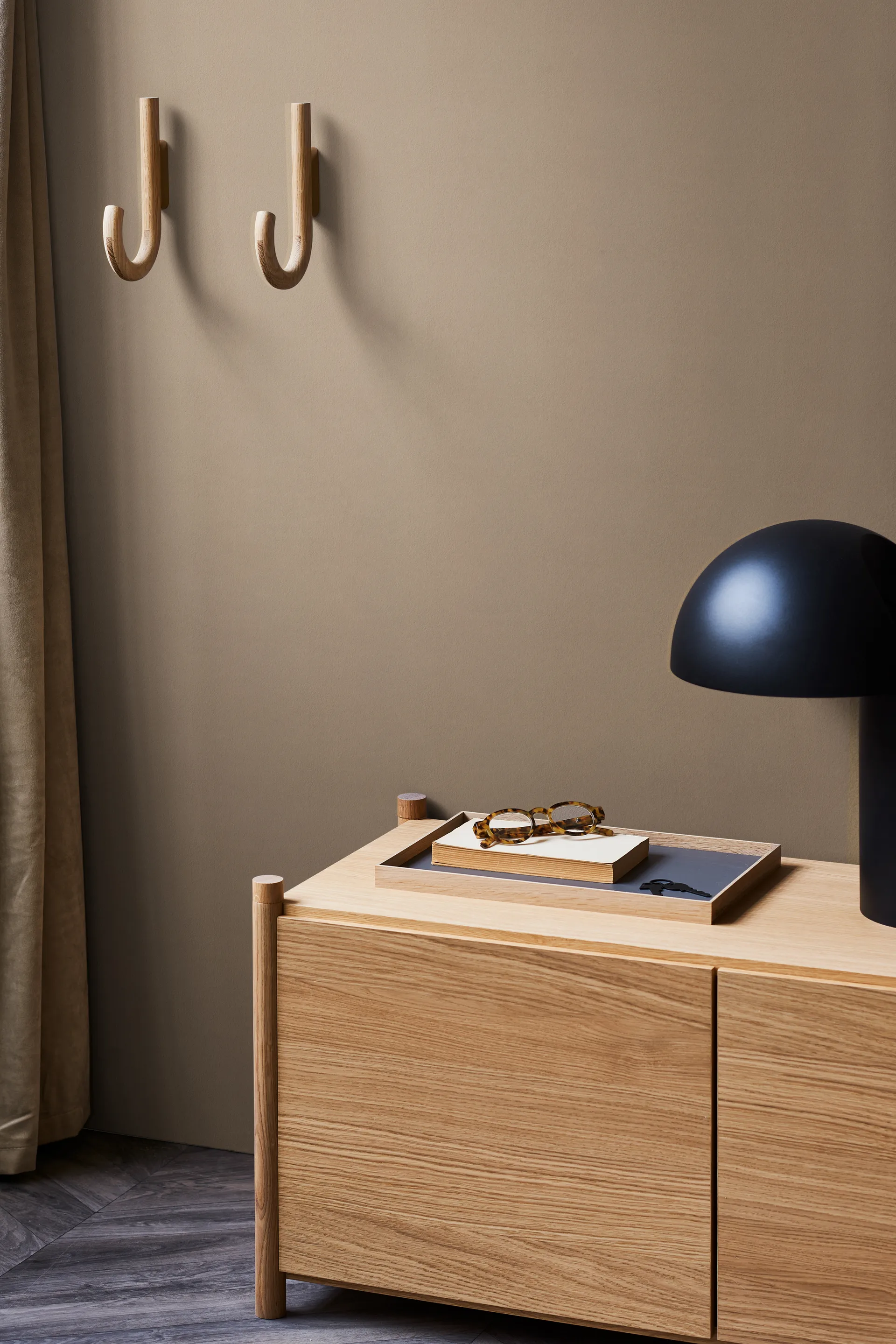 Crochet Hook 19 cm, Chêne-laiton Gejst