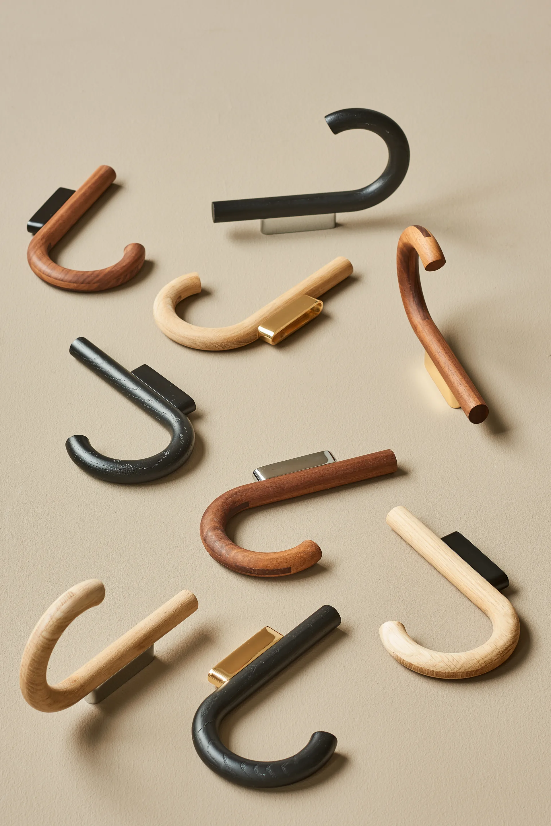 Crochet Hook 19 cm, Chêne-noir Gejst