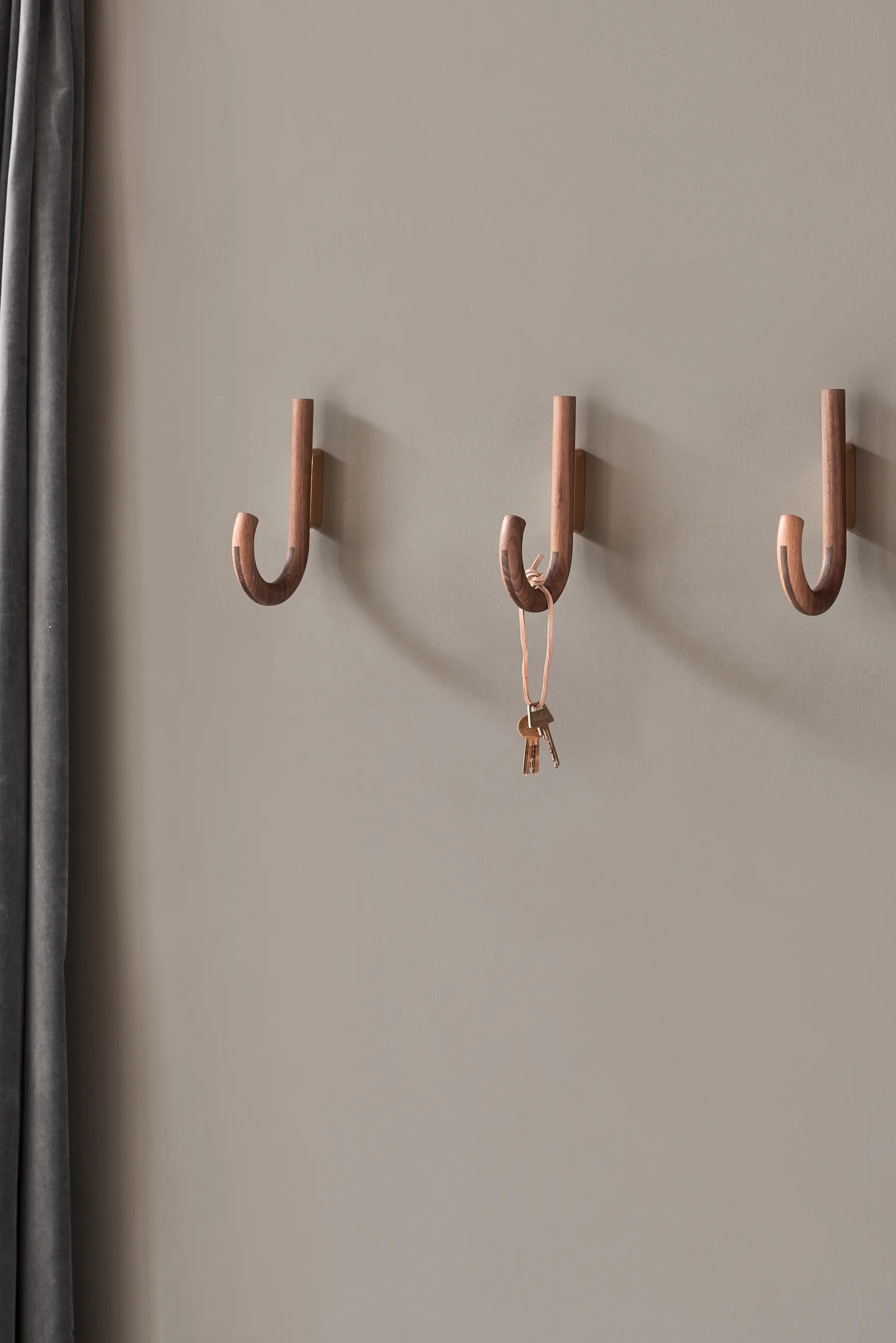 Crochet Hook 19 cm, Noyer-laiton Gejst