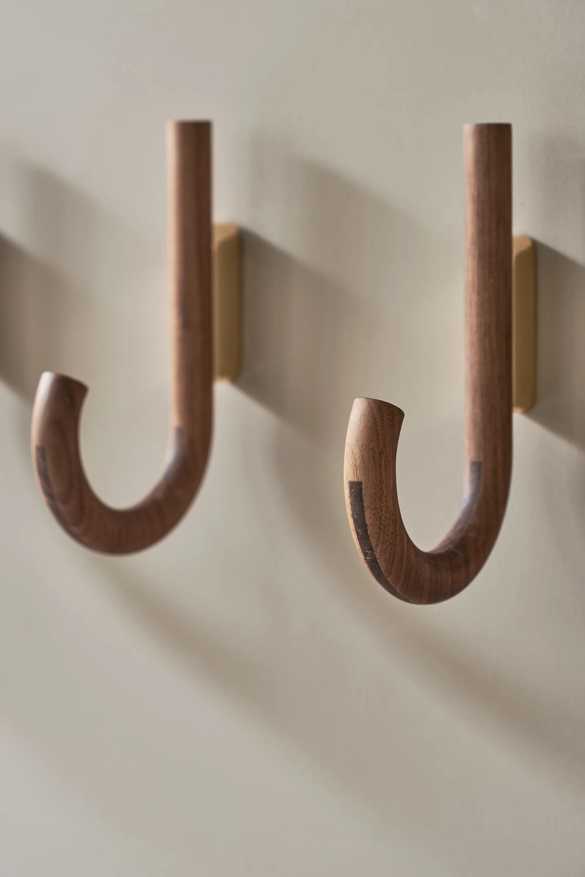 Crochet Hook 19 cm, Noyer-laiton Gejst