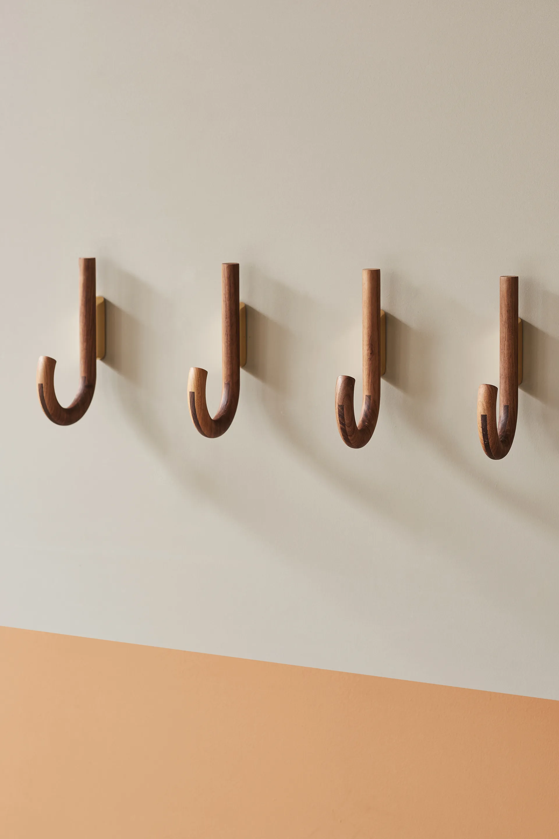 Crochet Hook 19 cm, Noyer-laiton Gejst