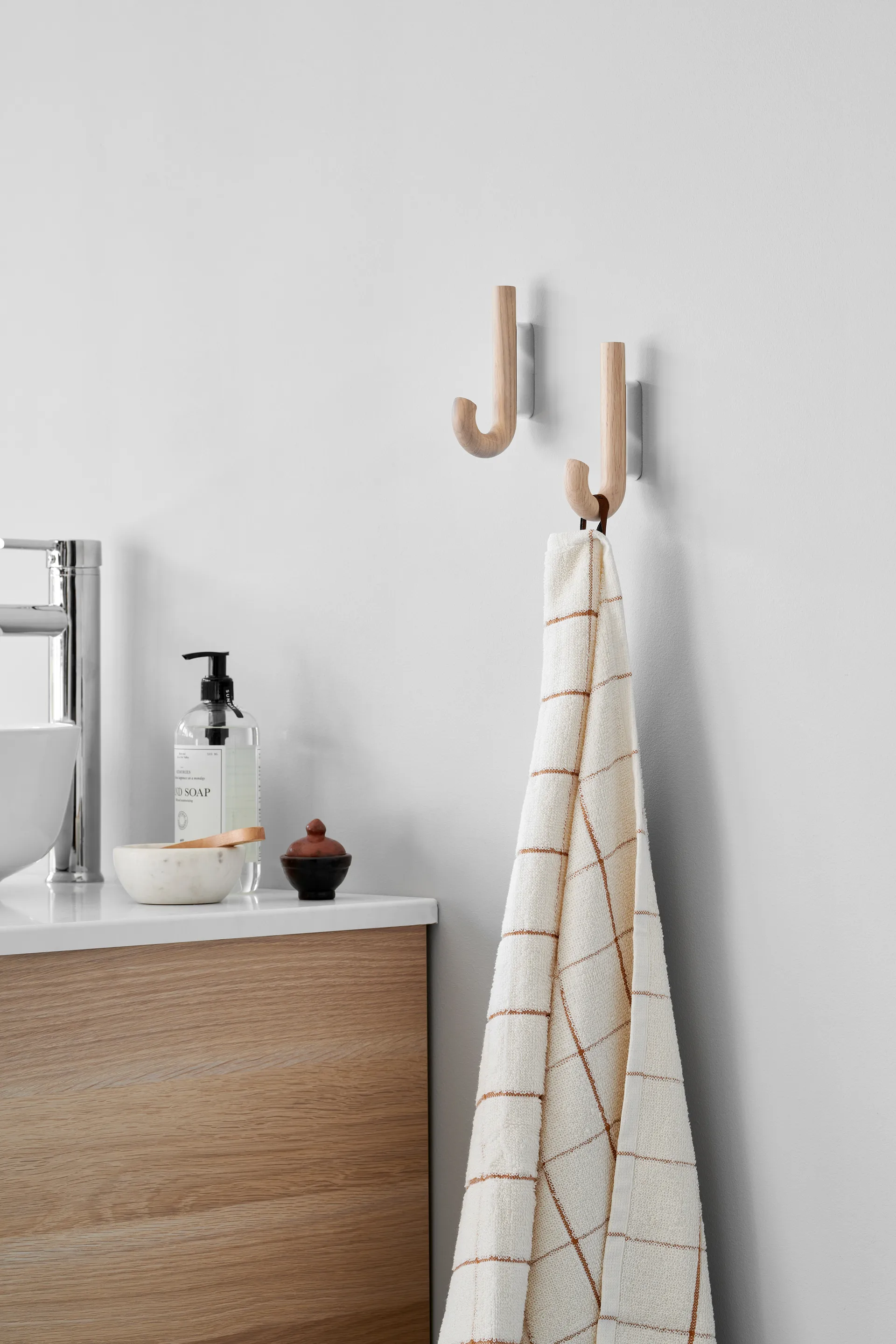 Crochet Hook mini 13,3 cm, Chêne - chrome Gejst