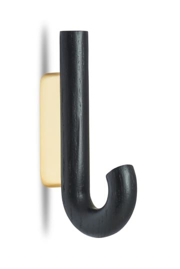 Crochet Hook mini 13,3 cm - Chêne noir - laiton - Gejst