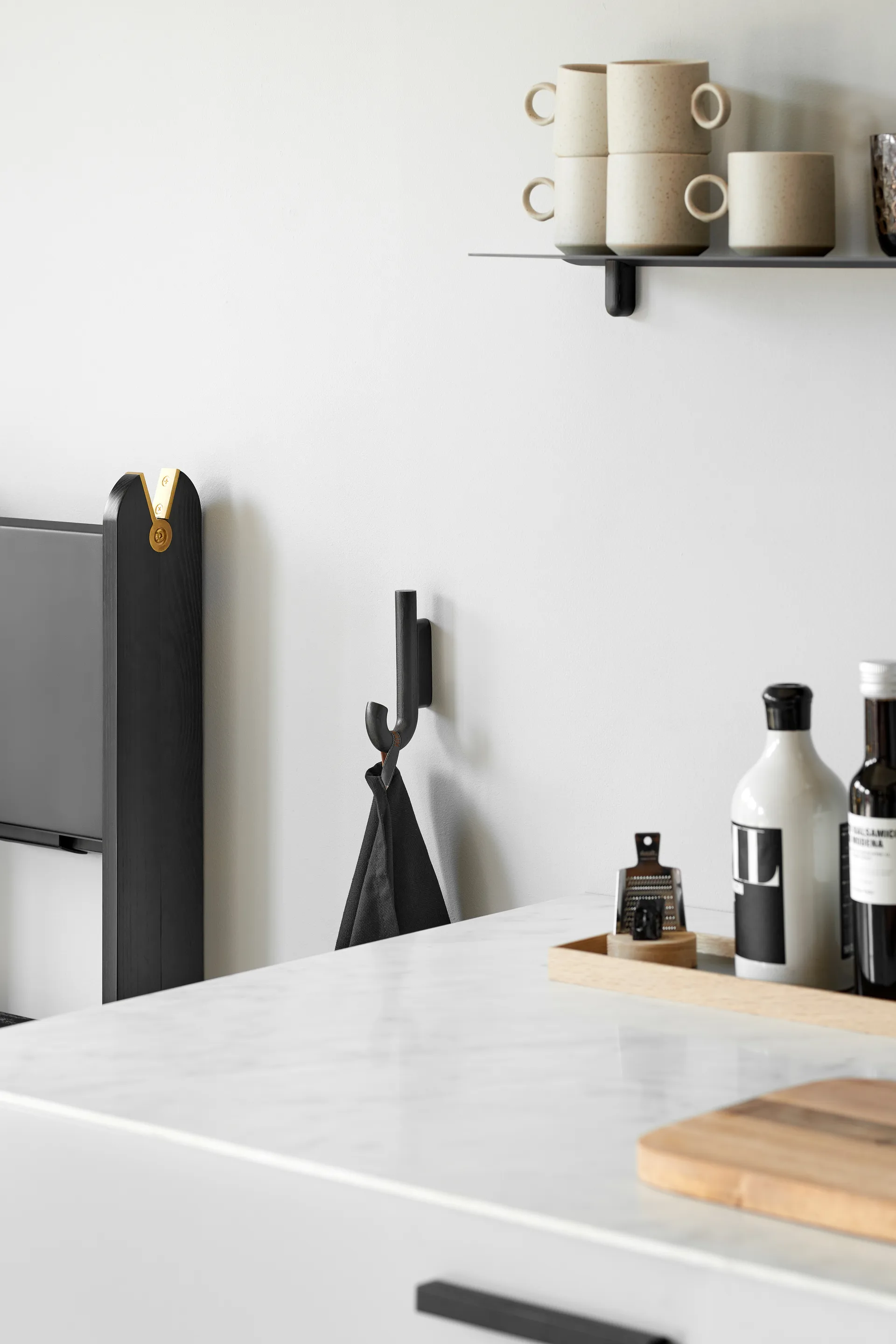 Crochet Hook mini 13,3 cm, Chêne noir - noir Gejst