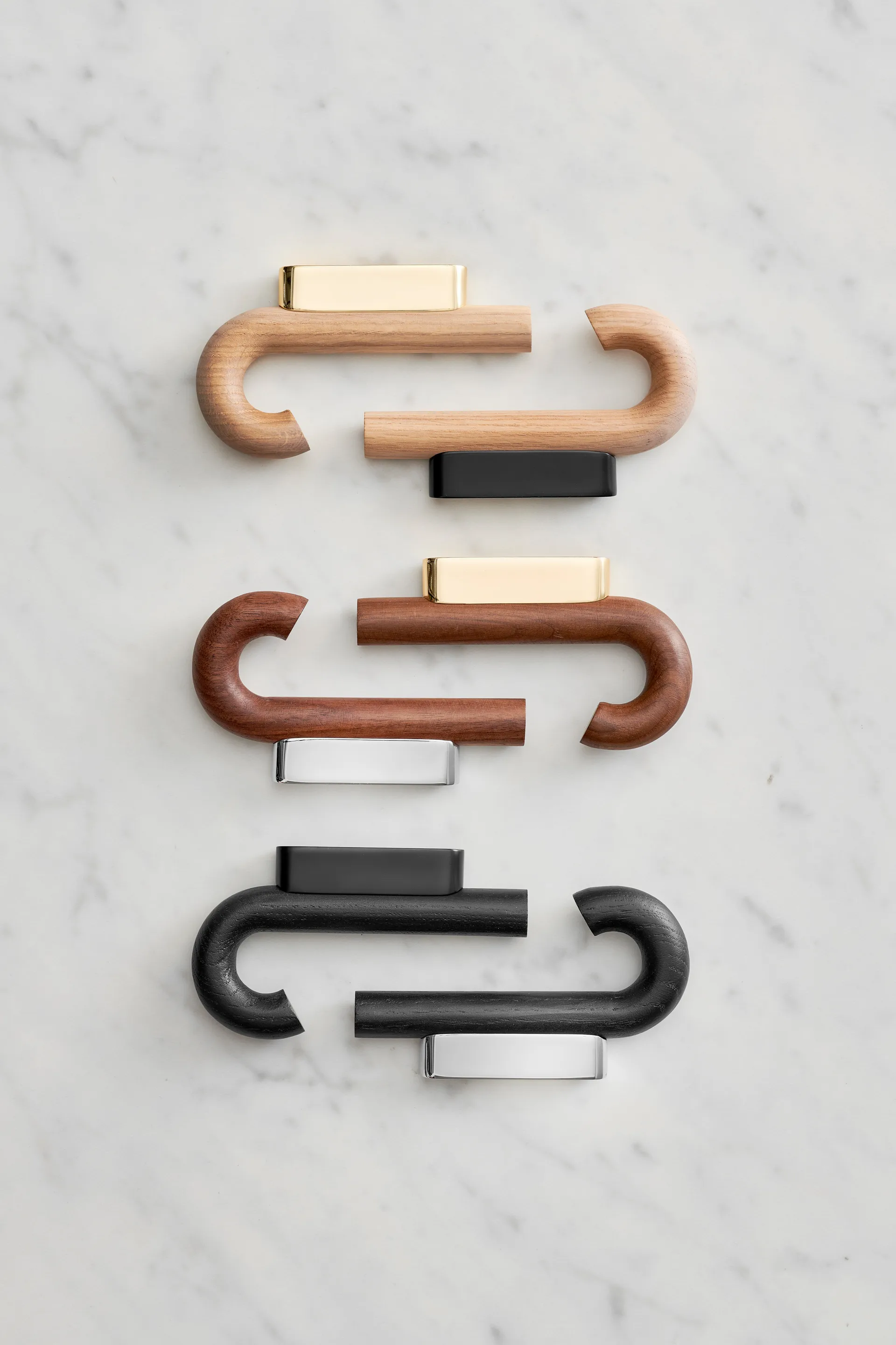 Crochet Hook mini 13,3 cm, Chêne noir - noir Gejst