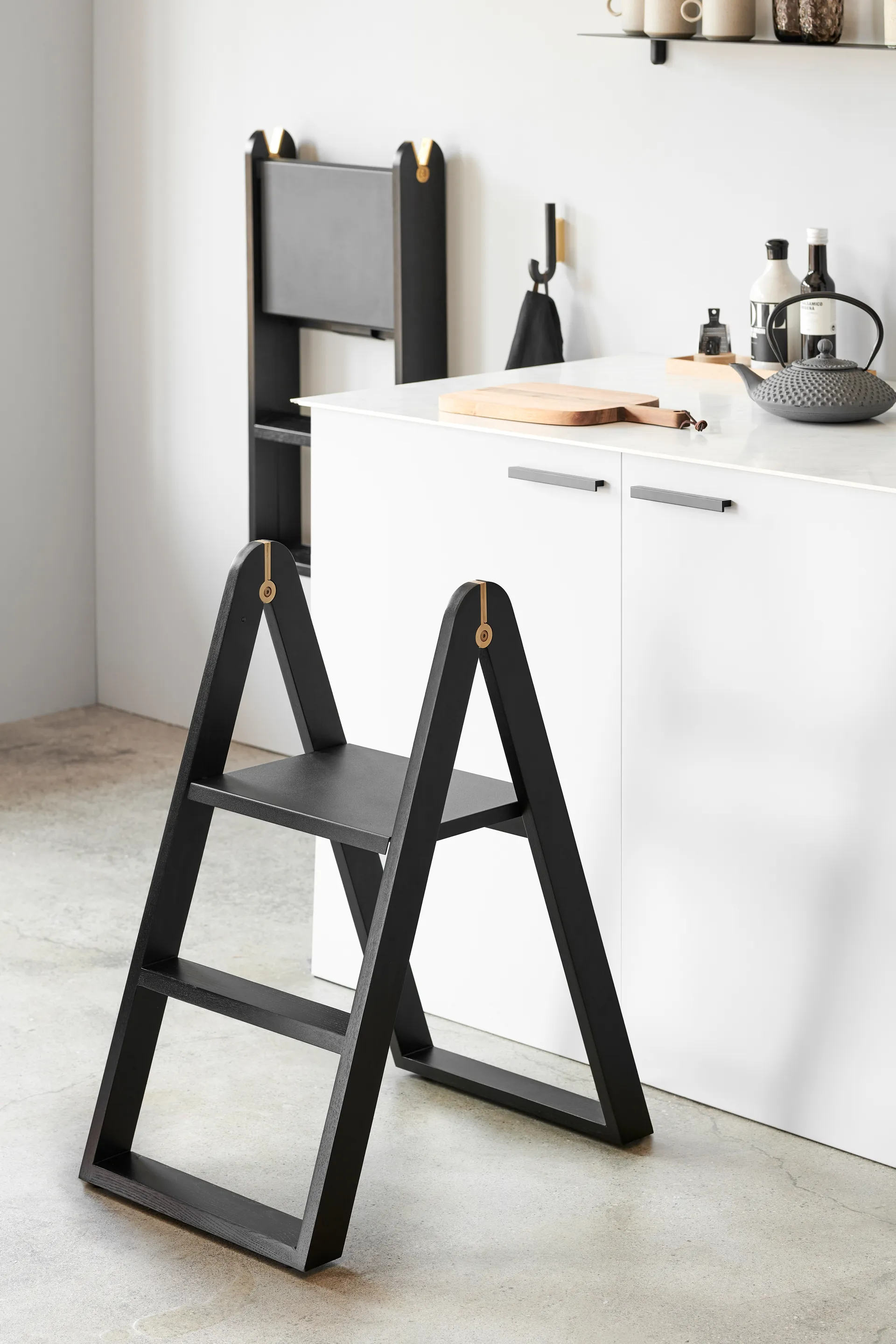 Echelle escabeau Reech stepladder, Noir Gejst