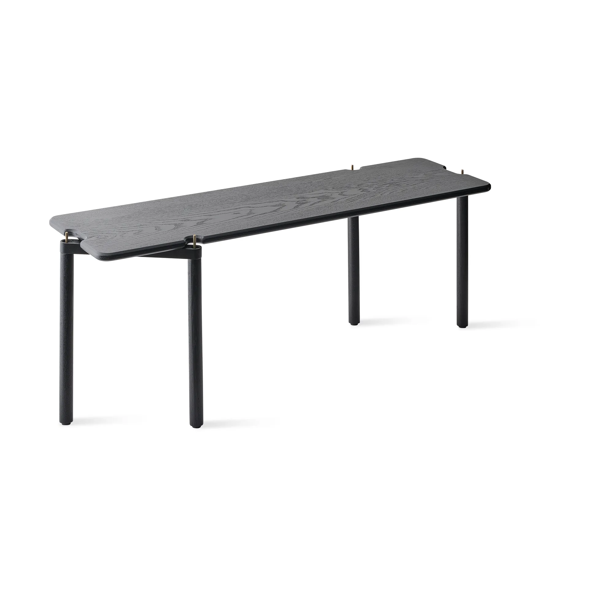 Étagère Invi avec 1 étagère, module 2, Boîte noire Gejst