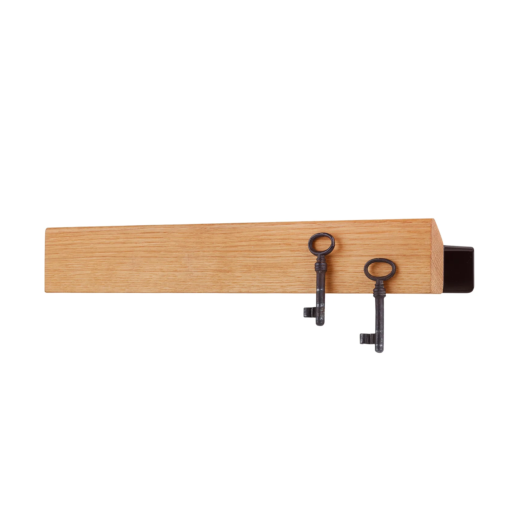 Étagère magnétique Flex Rail 40 cm, Chêne-noir Gejst