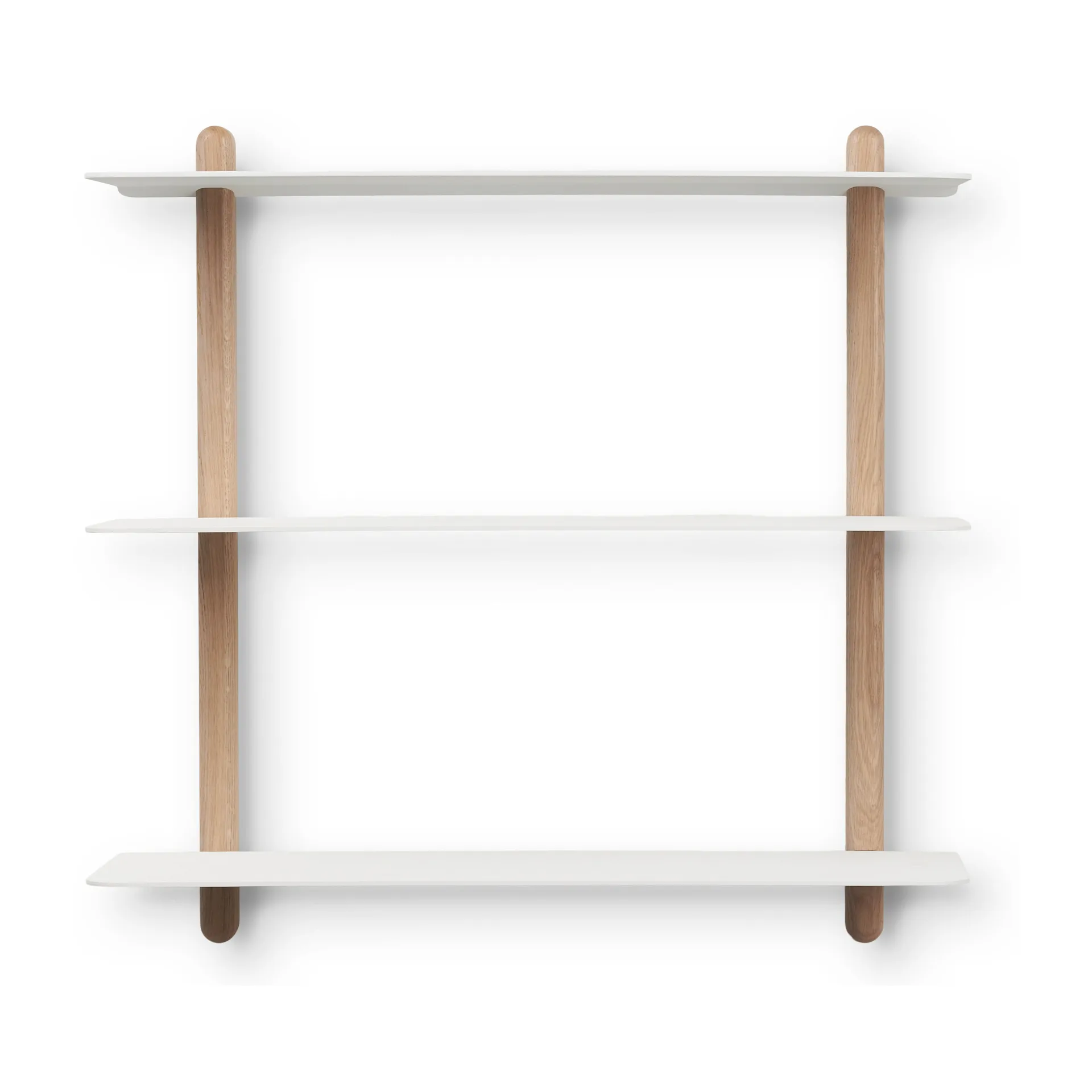 Étagère Nivo A grande, Chêne clair - blanc Gejst