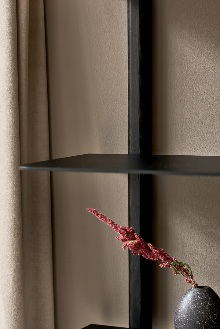 Étagère Nivo A grande, Frêne teinté noir - noir Gejst