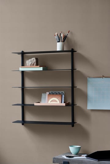 Étagère Nivo E - Frêne noirci-noir - Gejst