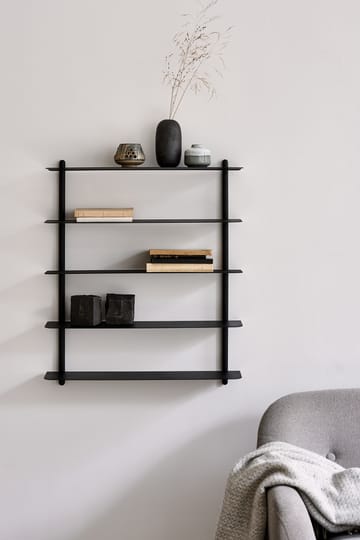 Étagère Nivo E - Frêne noirci-noir - Gejst