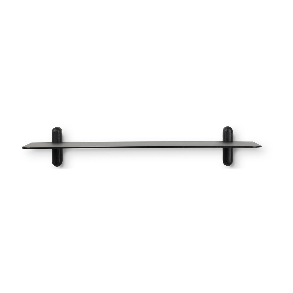 Gejst Étagère Nivo G Frêne noirci-noir | Design Scandinave | Étagères & systèmes de rayonnage | Noir