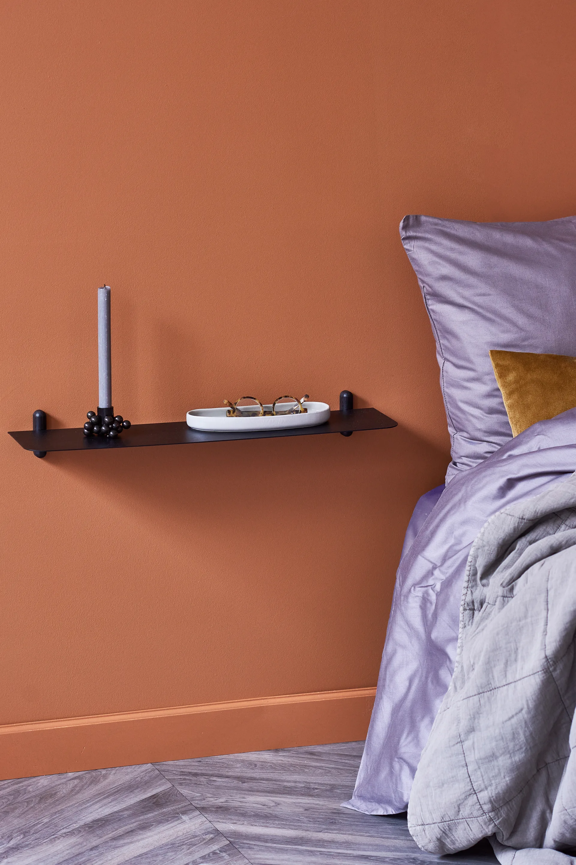 Étagère Nivo G, Frêne noirci-noir Gejst