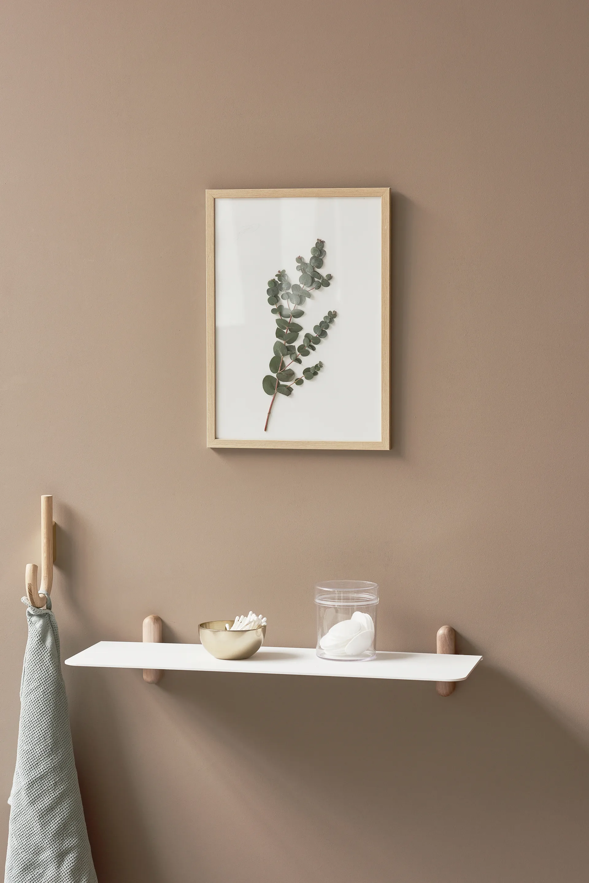 Étagère Nivo G grande, Chêne clair - blanc Gejst