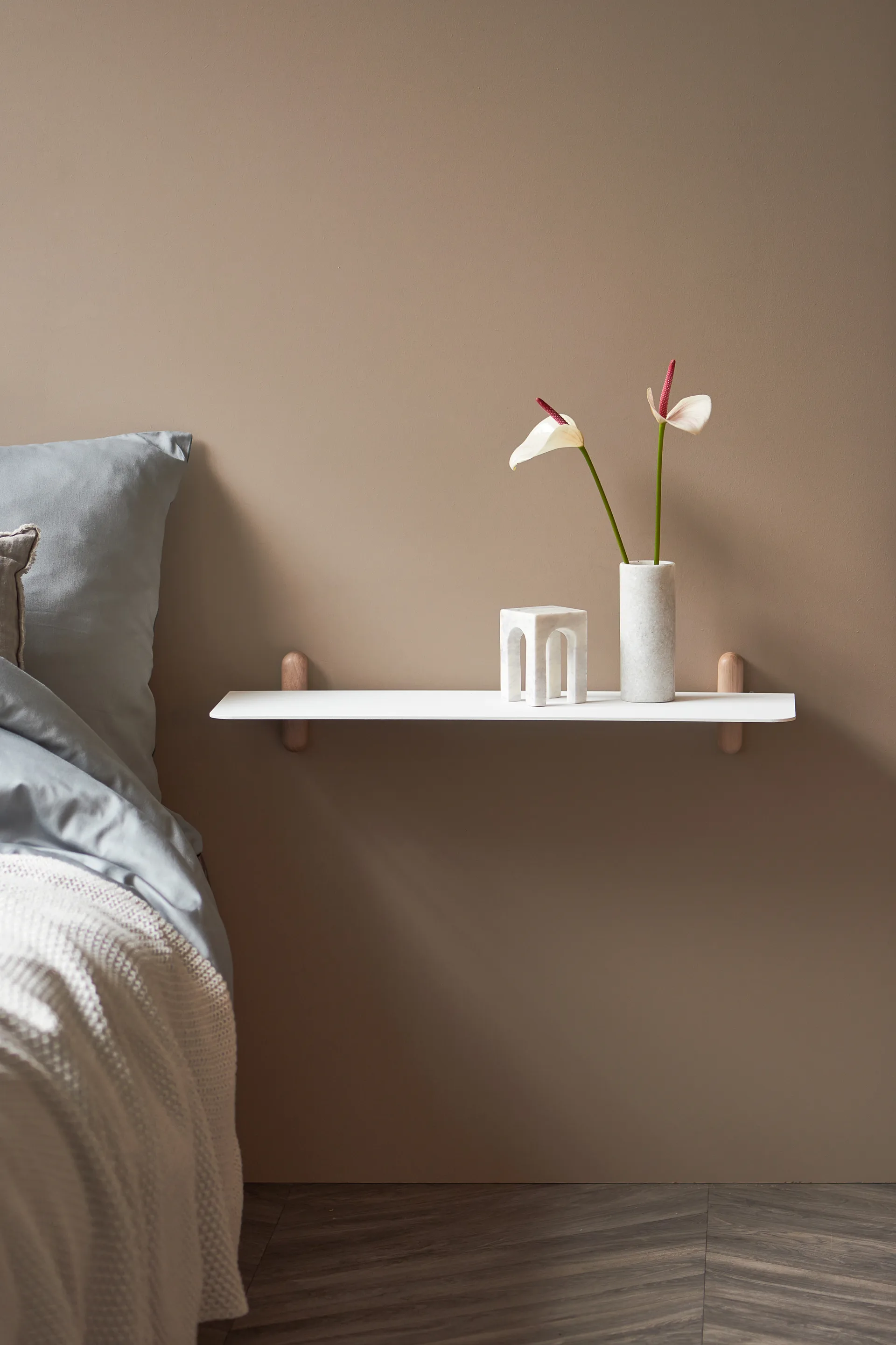 Étagère Nivo G grande, Chêne clair - blanc Gejst