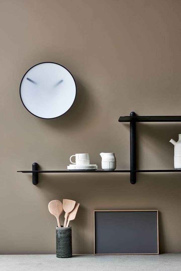 Étagère Nivo H grande, Frêne teinté noir - noir Gejst