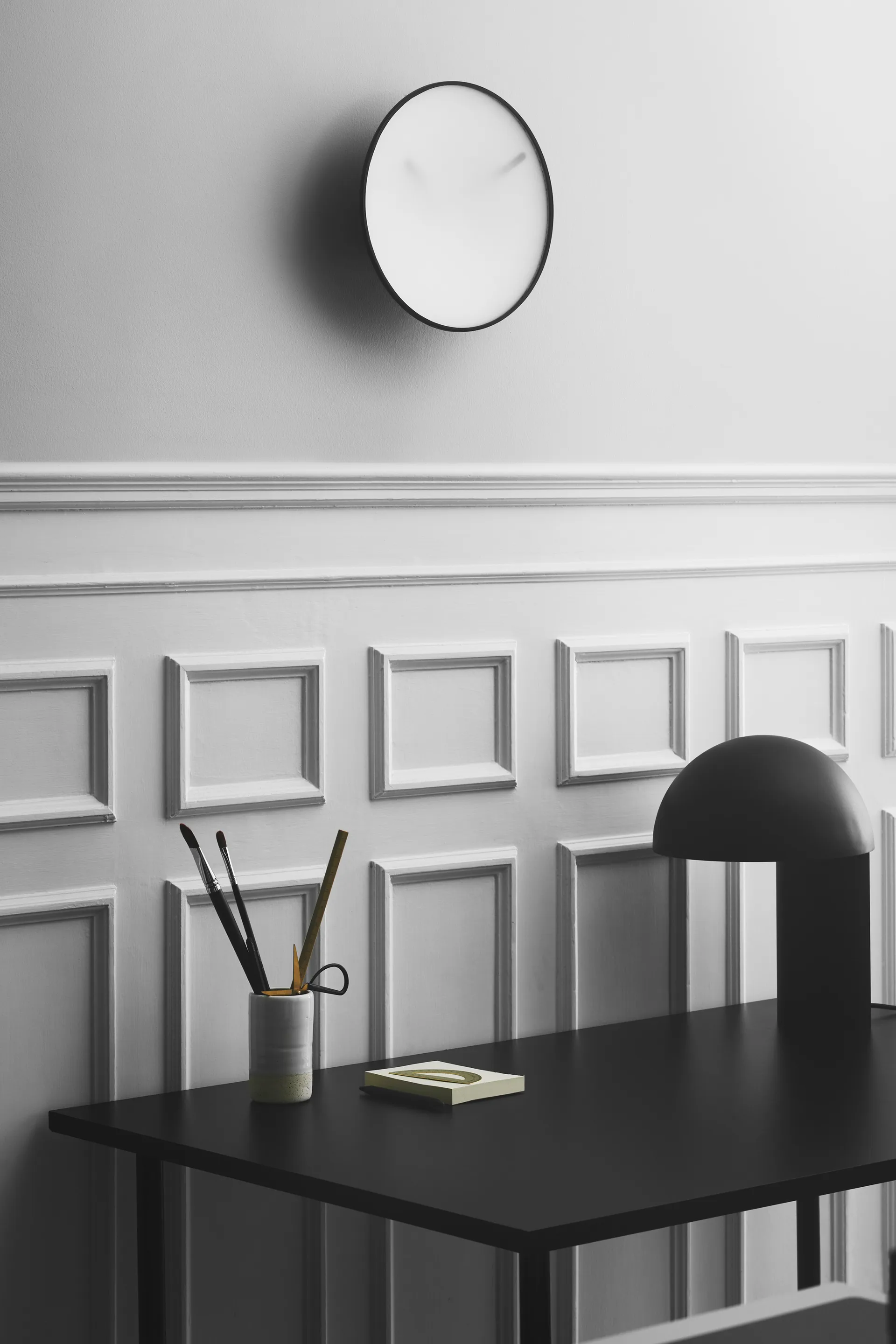 Horloge murale Momentt Ø30 cm, Blanc Gejst