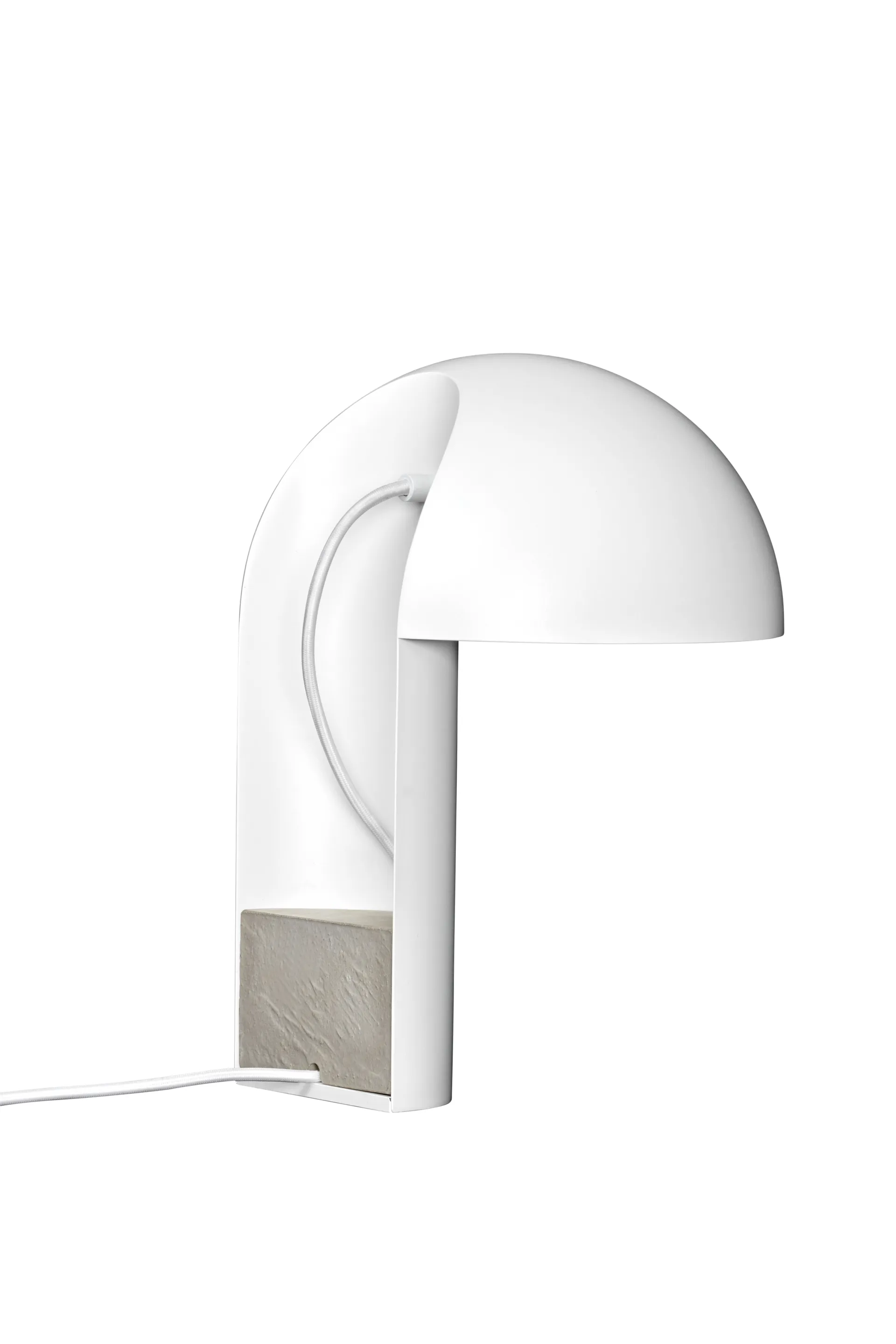 Lampe de table Leery 40 cm, Blanc Gejst
