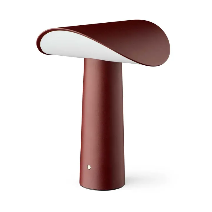 Lampe de table portable Lium 22,5 cm - Burgundy - Gejst