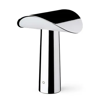 Lampe de table portable Lium 22,5 cm - Chrome - Gejst