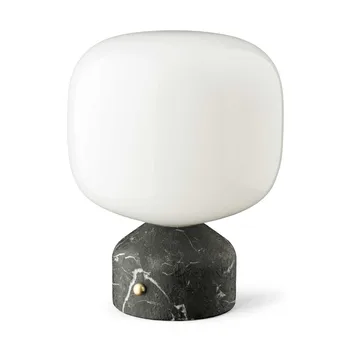 Lampe de table portable Meemo 23 cm - Black marble - Gejst