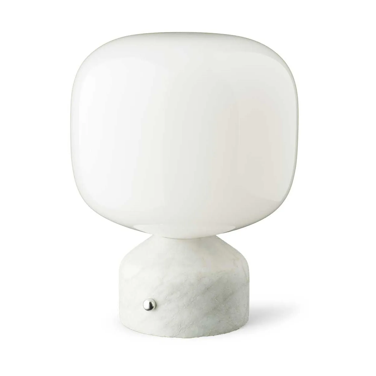 Lampe de table portable Meemo 23 cm, White marble Gejst