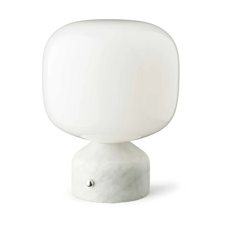 Lampe de table portable Meemo 23 cm - White marble - Gejst