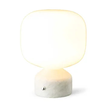 Lampe de table portable Meemo 23 cm - White marble - Gejst