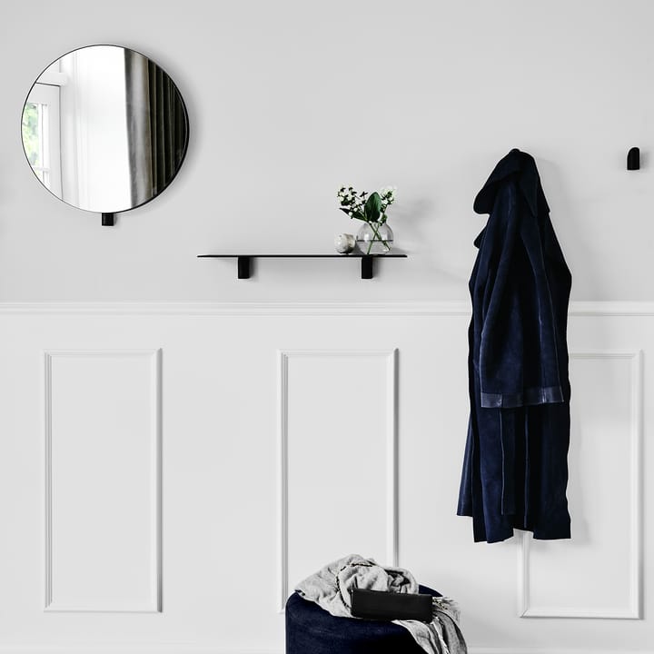 Miroir Kollage Ø50 cm - Noir - Gejst