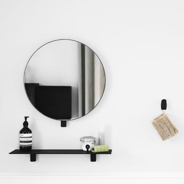 Miroir Kollage Ø50 cm - Noir - Gejst