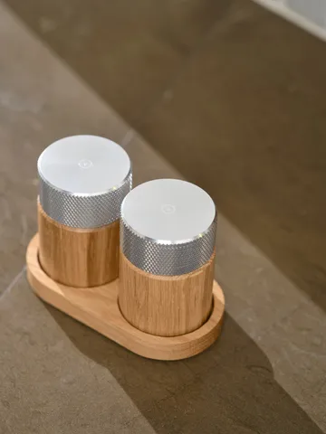 Moulin à sel et poivre Sina 6 cm - Chêne – acier - Gejst