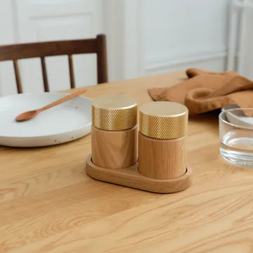 Moulin à sel et poivre Sina 6 cm - Chêne – laito - Gejst