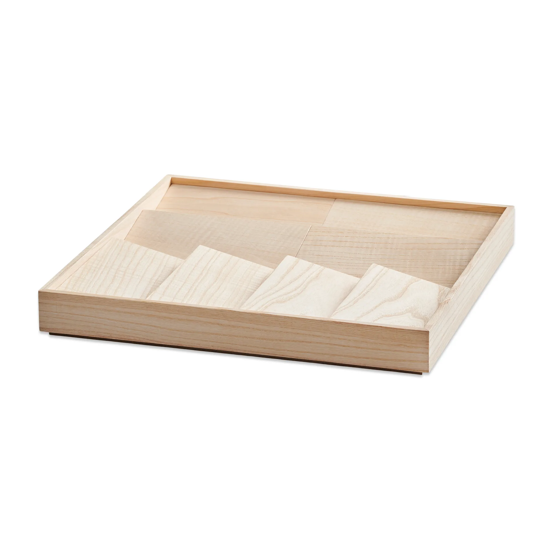 Plateau avec rangement Duune organizer 8, Chêne clair Gejst