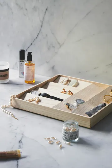 Plateau avec rangement Duune organizer 8 - Chêne clair - Gejst