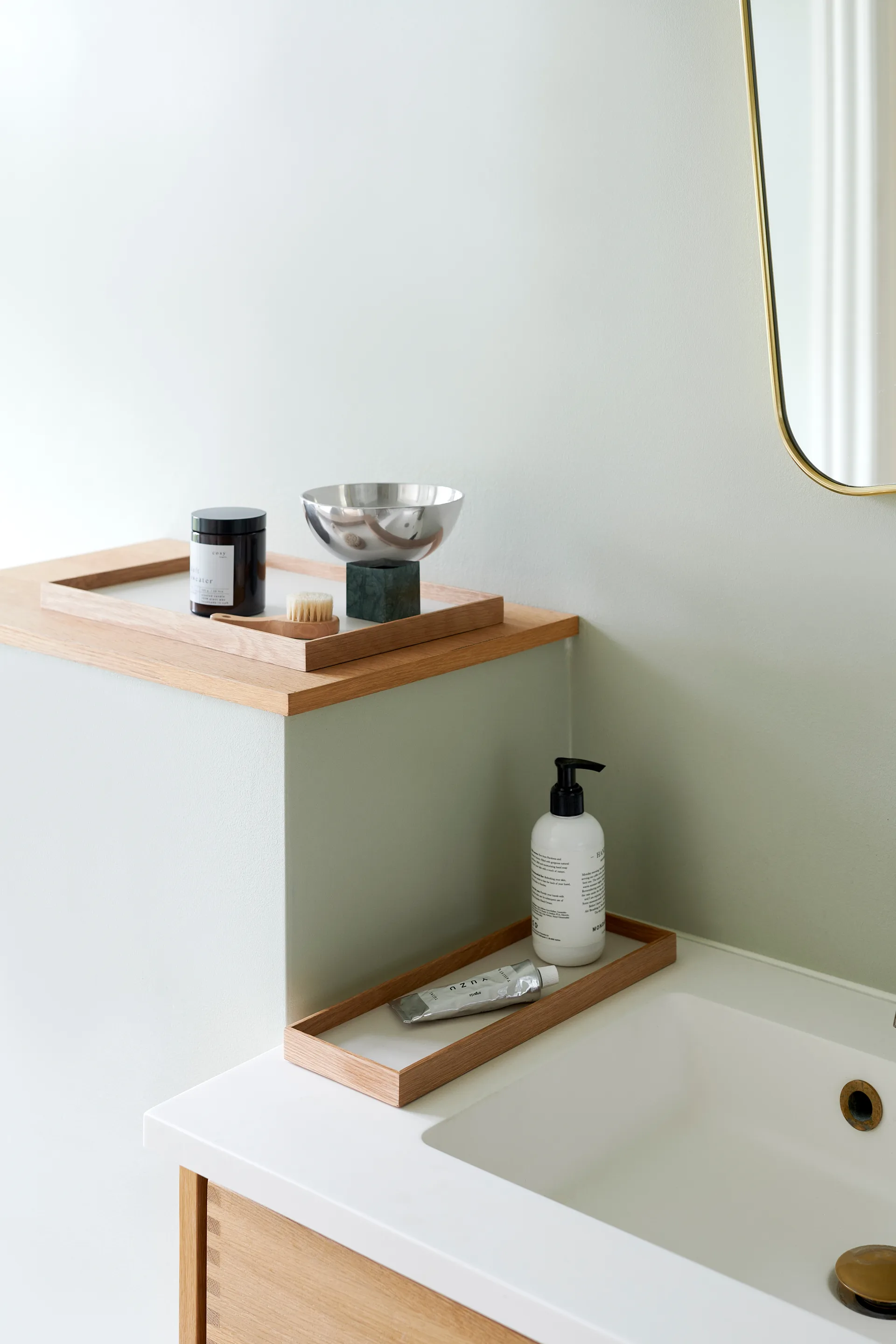 Plateau Frame small 11x32,4 cm, Chêne-beige Gejst